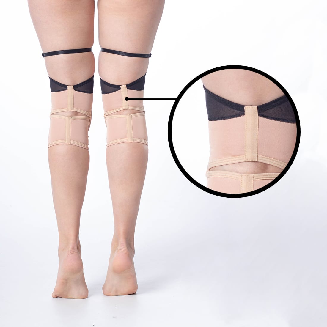 Garter Knee Pads – Fire Touch – Latte - Image 6