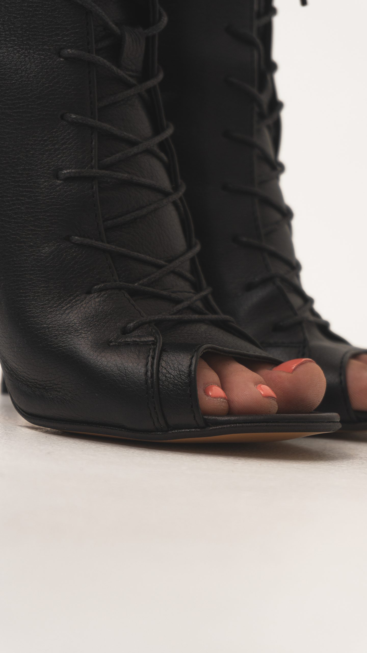 Black COMFORT High Heels Leather - Image 4