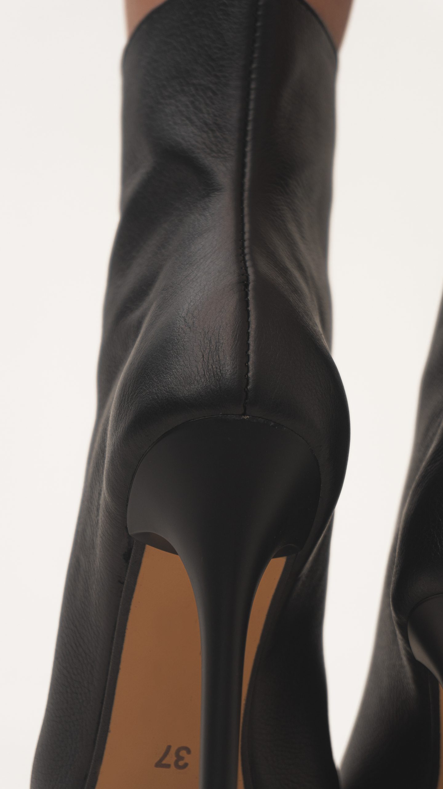 Black COMFORT High Heels Leather - Image 6