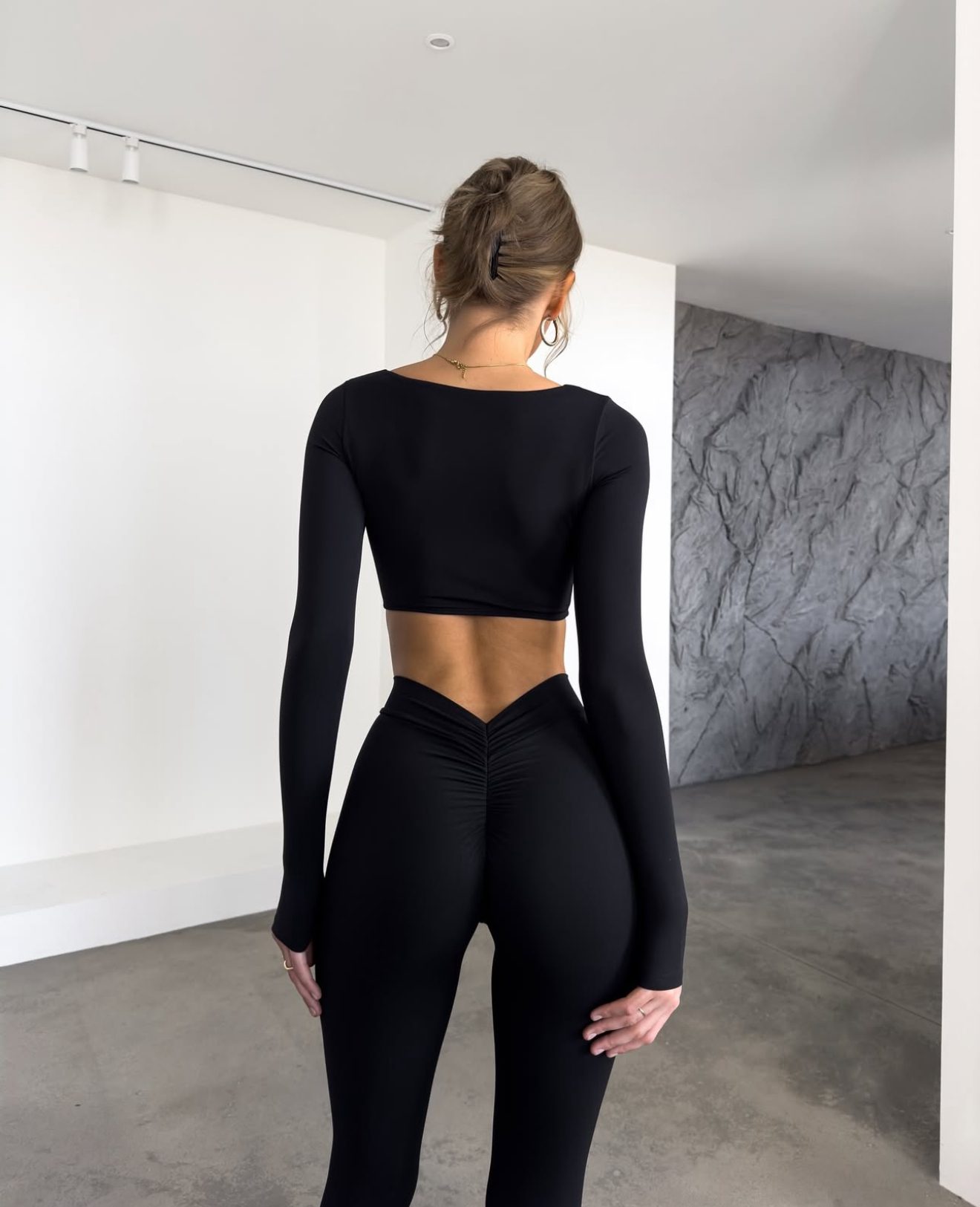 Seamless Duo Set Black